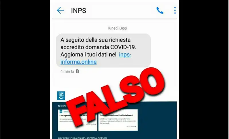  falso sms inps 1