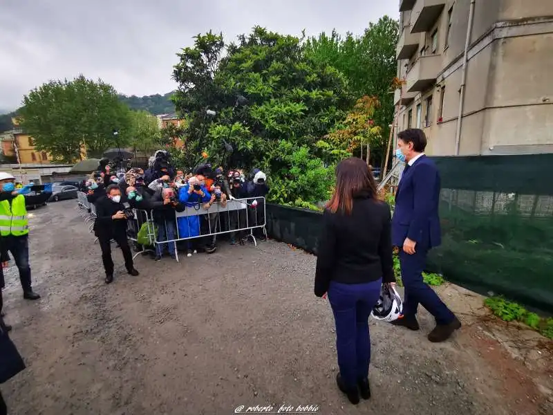 GIUSEPPE CONTE ALL INAUGURAZIONE DEL PONTE DI GENOVA 