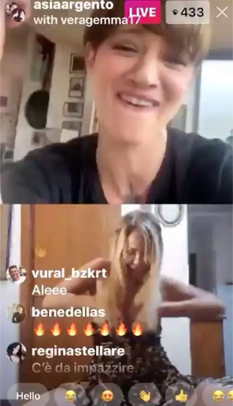 il video di asia argento e vera gemma  8