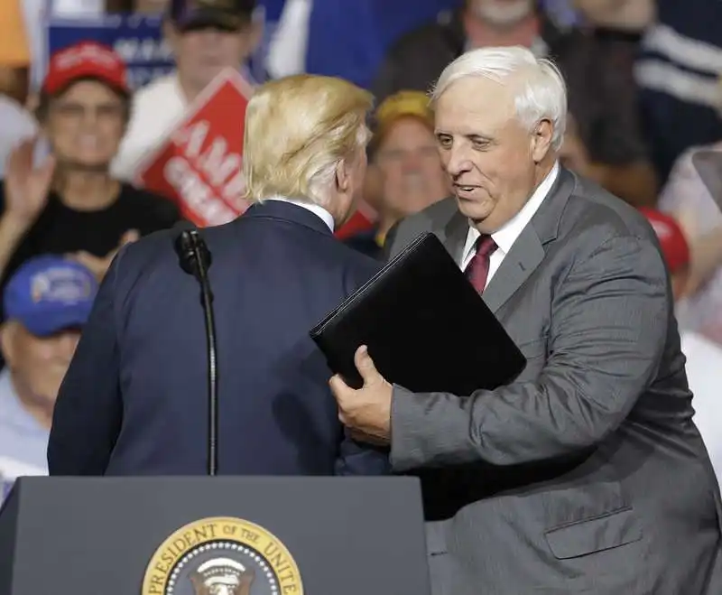 jim justice e donald trump