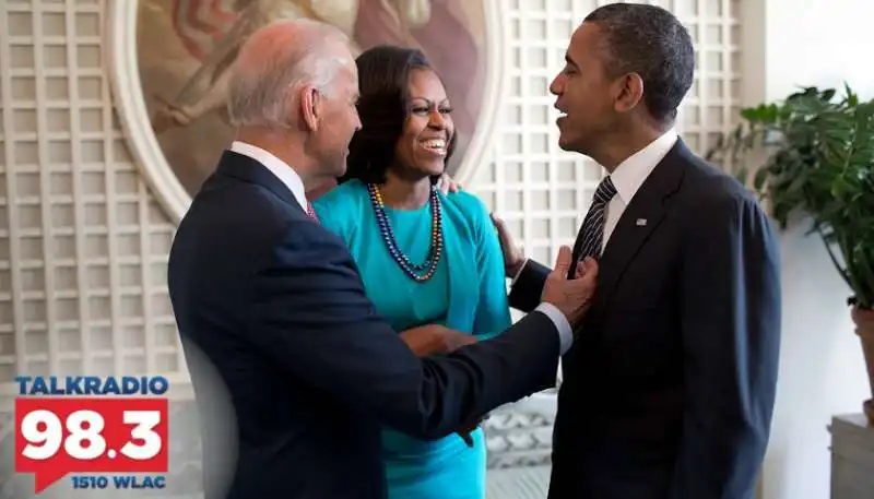 joe biden con gli obama