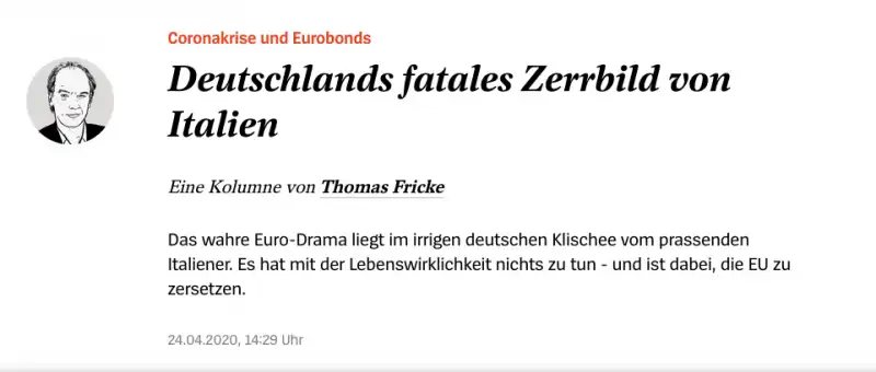 L'ARTICOLO DI THOMAS FRICKE SU DER SPIEGEL CONTRO I PREGIUDIZI TEDESCHI SUGLI ITALIANI