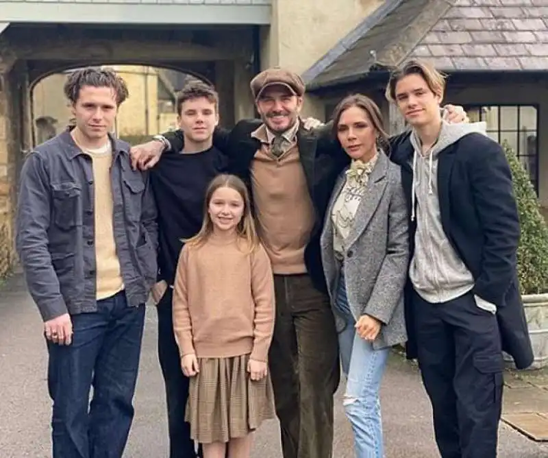 la famiglia beckham