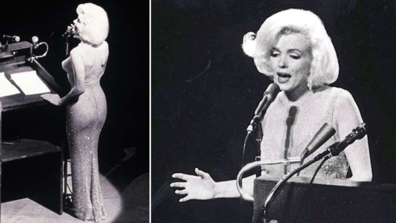 marylin monroe canta per John Kennedy