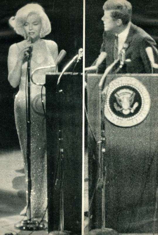 marylin monroe canta per John Kennedy