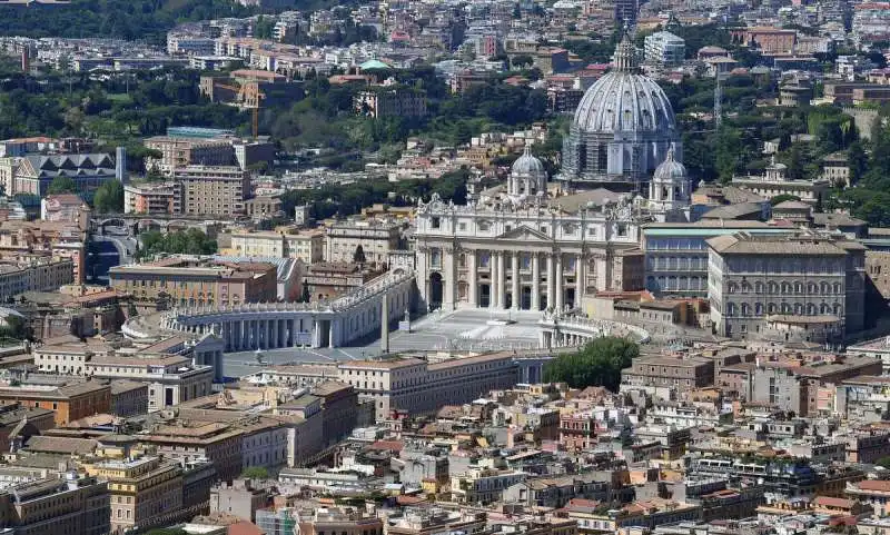 roma dall'alto durante il lockdown foto mezzelani gmt 12