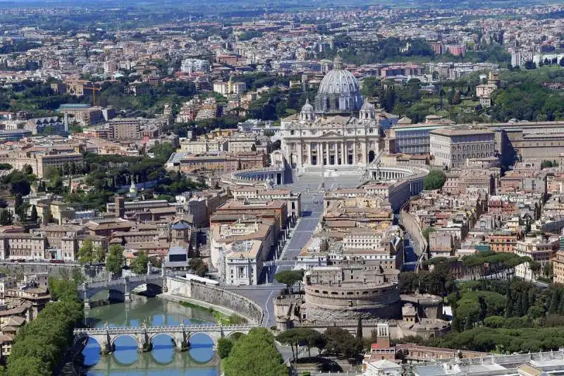 roma dall'alto durante il lockdown foto mezzelani gmt 14