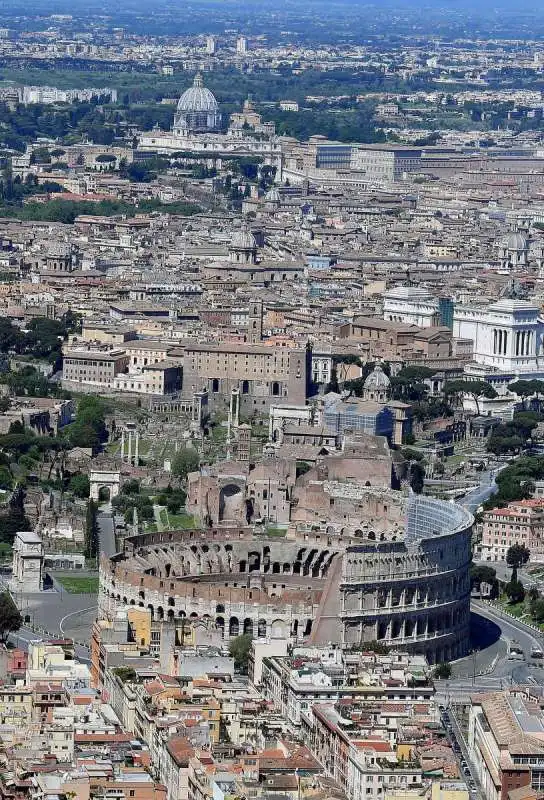 roma dall'alto durante il lockdown foto mezzelani gmt 20