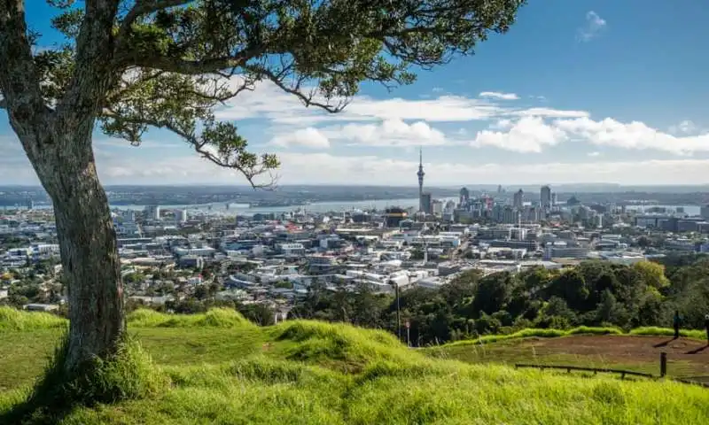 vista di auckland dal mount eden