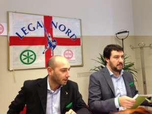 alessandro morelli con matteo salvini