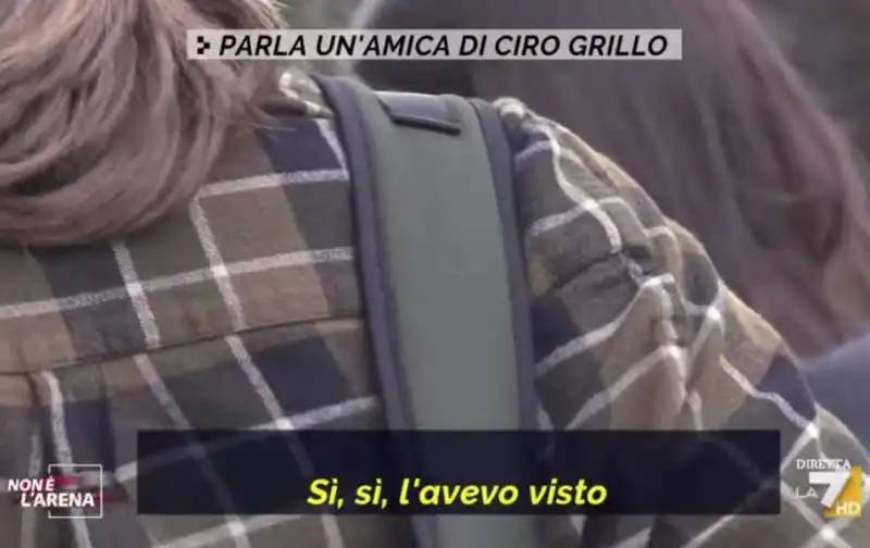 AMICA CIRO GRILLO INTERVISTATA A NON E L ARENA