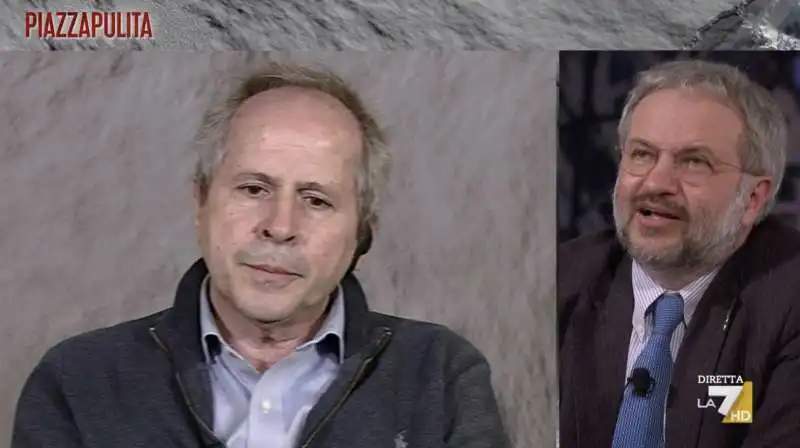 andrea crisanti vs claudio borghi piazzapulita