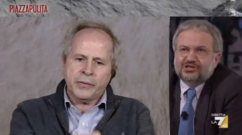 andrea crisanti vs claudio borghi piazzapulita 