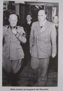 benito mussolini con rudolf rahn