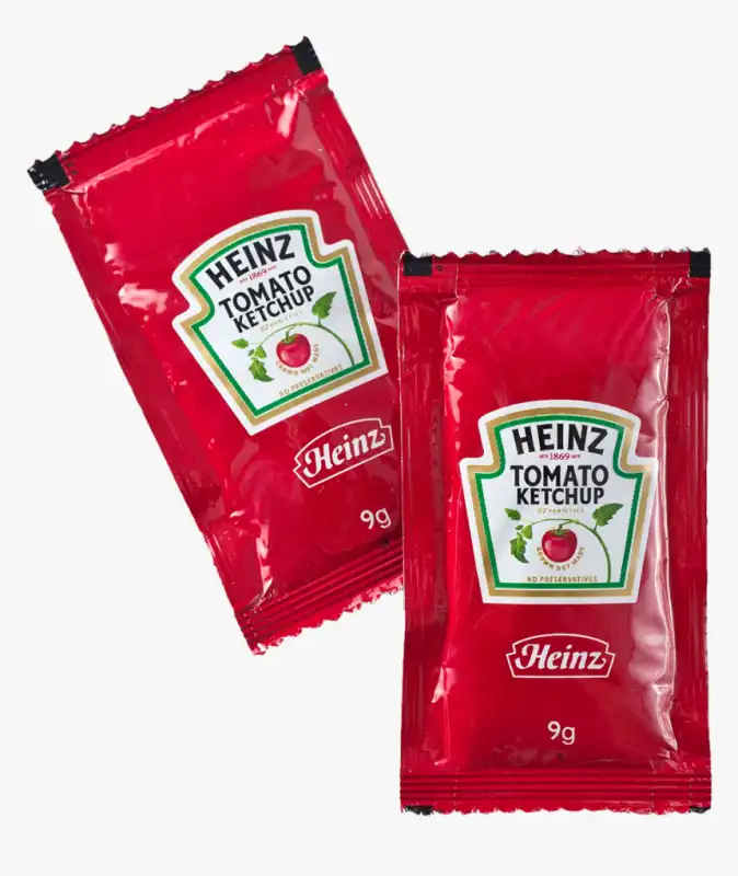 bustine di ketchup