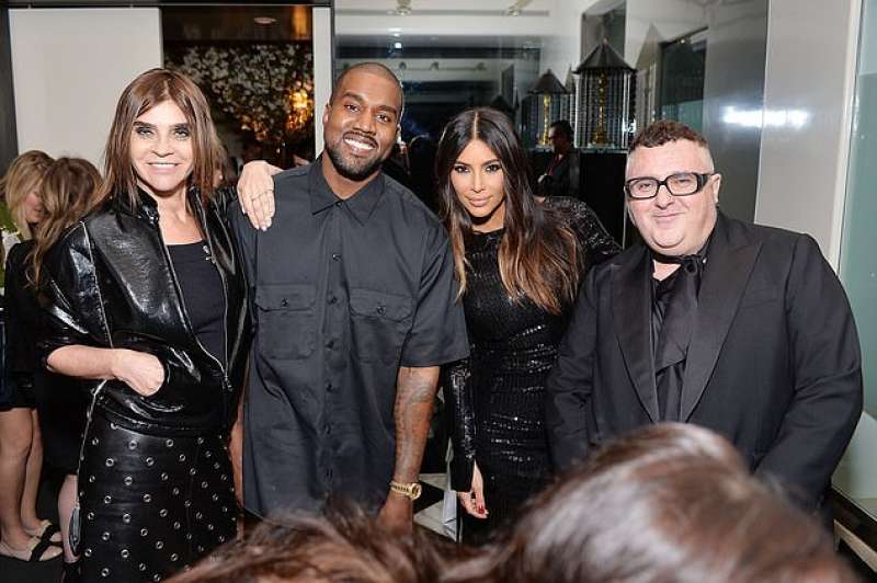 carine roitfeld, kanye west, kim kardashian, alber elbaz