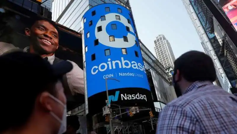 coinbase quotata a wall street