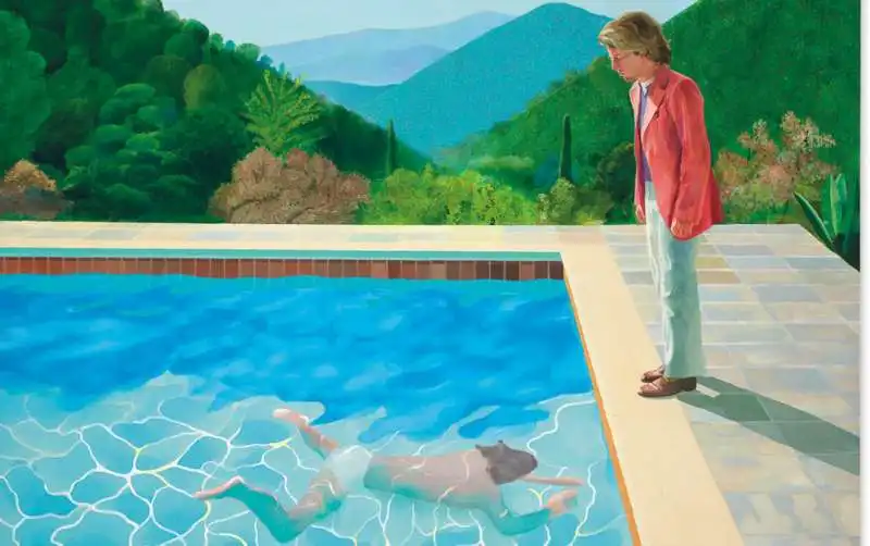 DAVID HOCKNEY RITRATTO DI UN ARTISTA