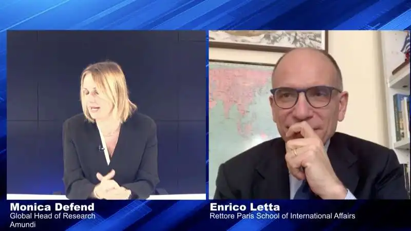 ENRICO LETTA -EVENTO AMUNDI DEL 21 FEBBRAIO 2021 