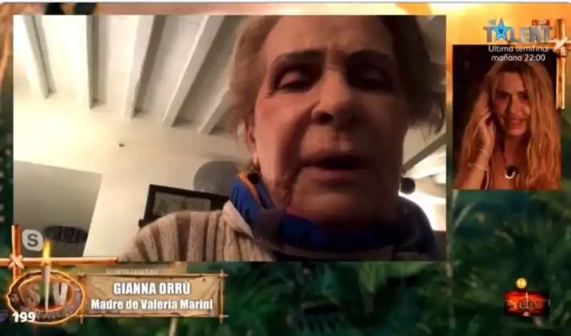  gianna orru' parla con la figlia valeria marini a supervivientes 2