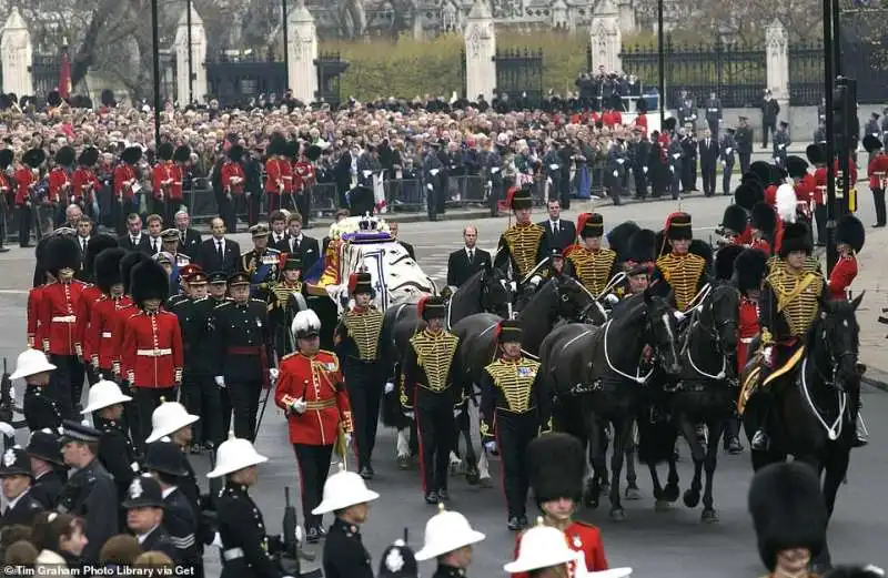 il funerale della regina madre