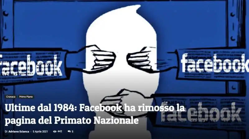 la reazione de il primato nazionale