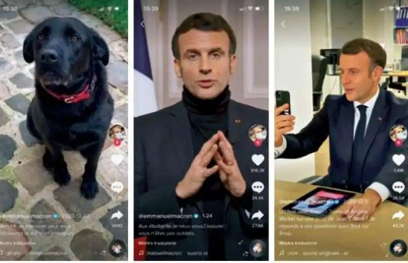 macron su tiktok 1