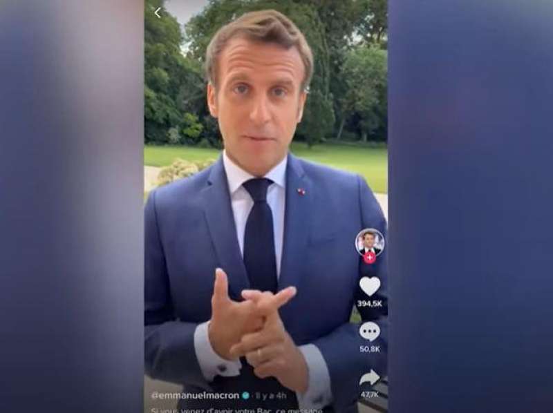 Macron Su Tiktok Dago Fotogallery