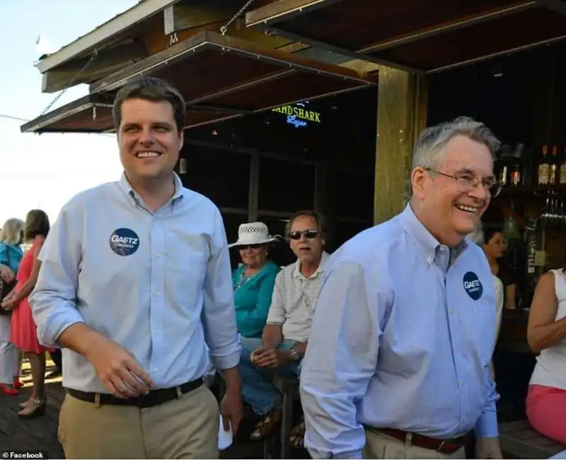 matt gaetz con il padre