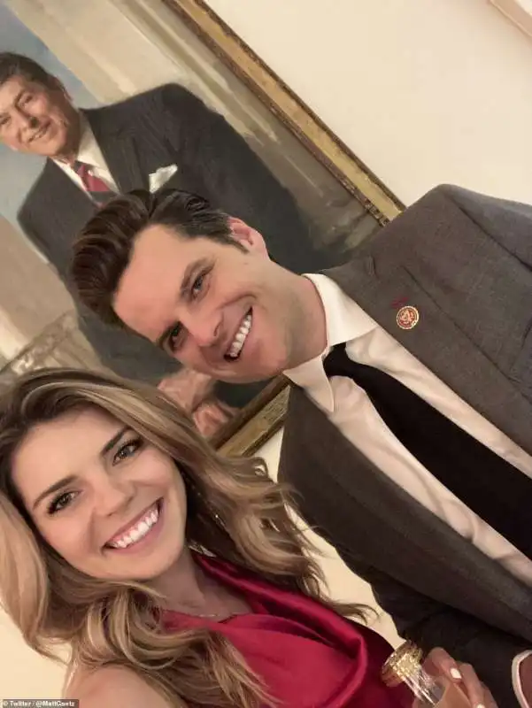 matt gaetz e la fidanzata ginger luckey