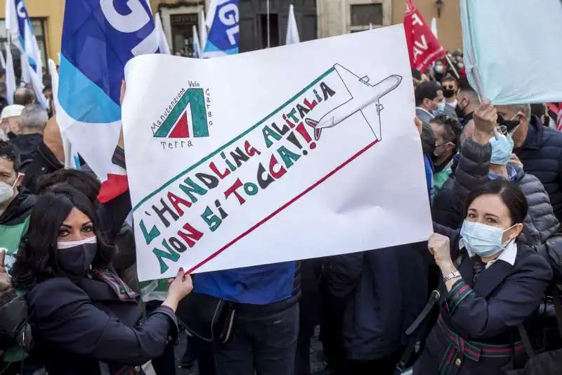 PROTESTE ALITALIA