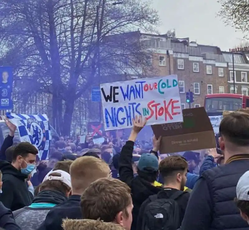 proteste tifosi chelsea