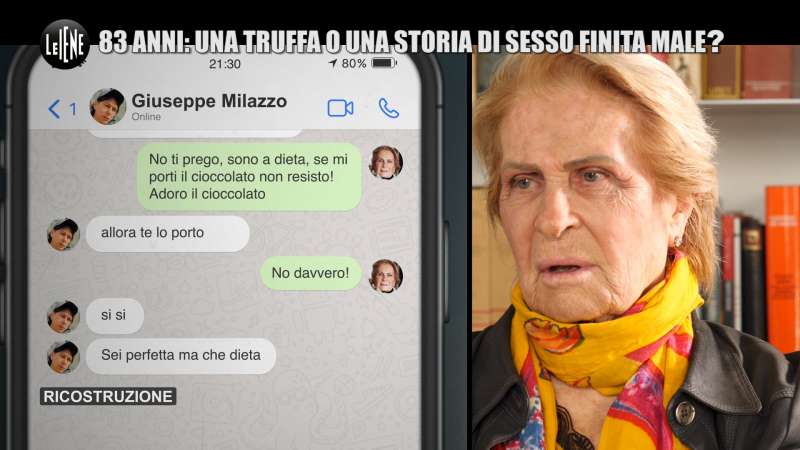 servizio delle iene sulla truffa a gianna orru, mamma di valeria marini 12