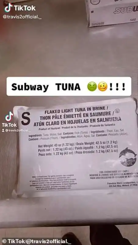 tonno subway