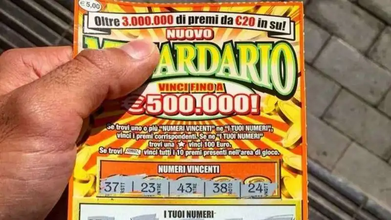 un gratta e vinci milionario