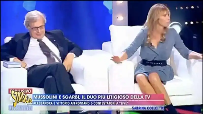 vittorio sgarbi e alessandra mussolini 13