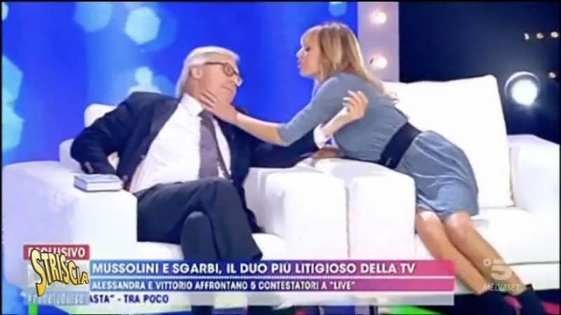 vittorio sgarbi e alessandra mussolini 16