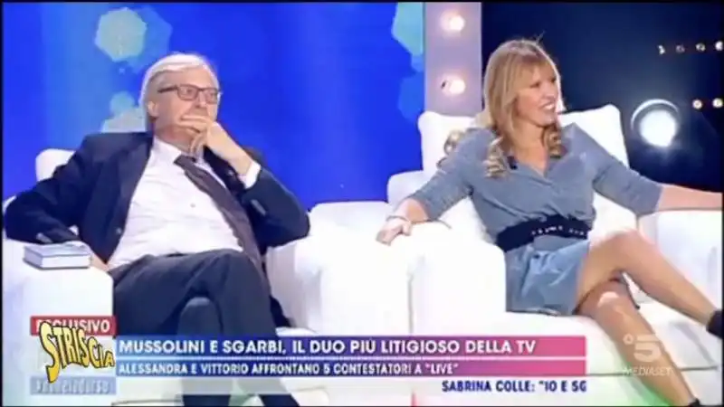 vittorio sgarbi e alessandra mussolini 21