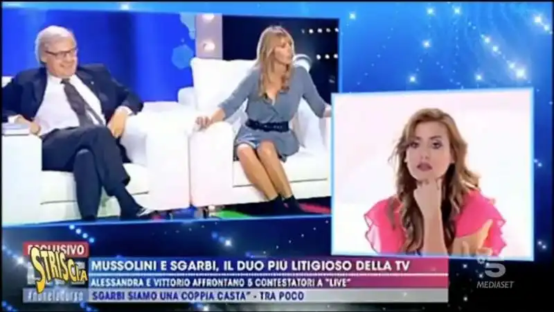 vittorio sgarbi e alessandra mussolini 22