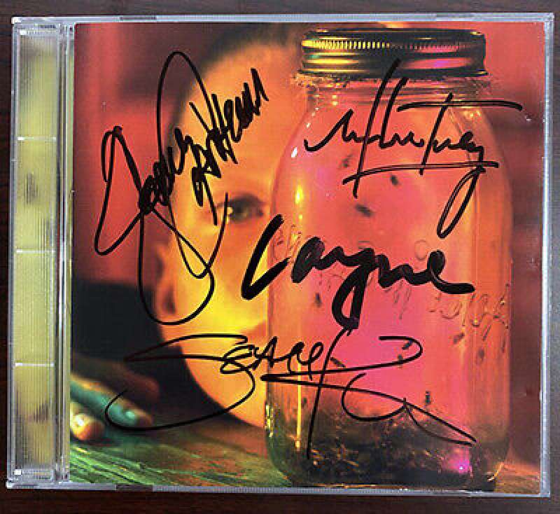 alice n chains jar of flies autografo cd