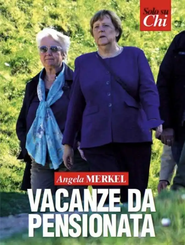 angela merkel in vacanza in italia con l amica annette schavan  