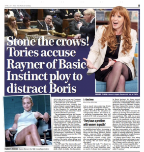 angela rayner accusata di accavallare le gambe 1