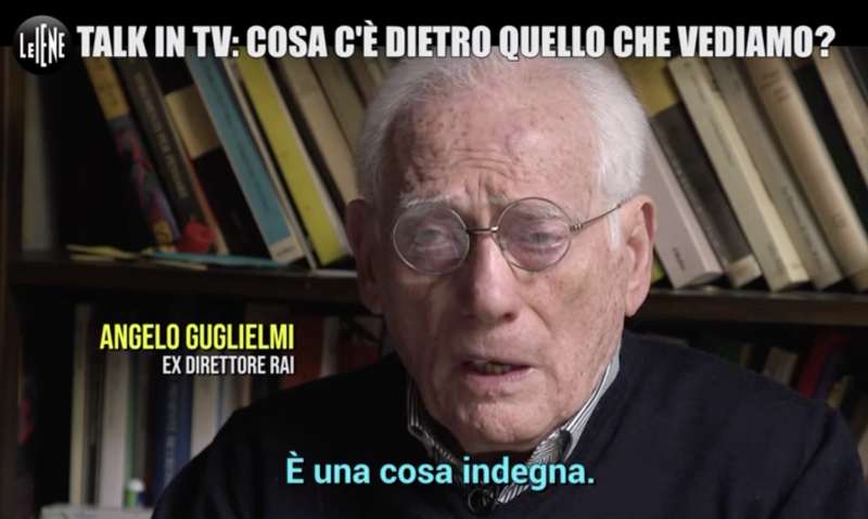 angelo guglielmi servizio delle iene sui talk show