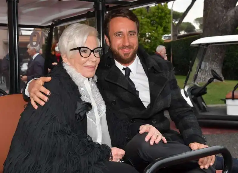 anna fendi con il nipote giulio  foto di bacco