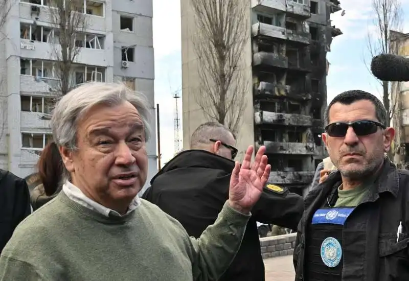 ANTONIO GUTERRES A KIEV   