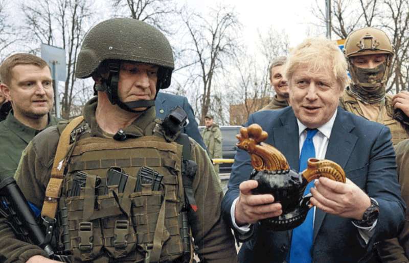 boris johnson a kiev