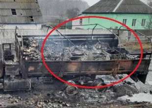 Case disseminate di bombe in Ucraina