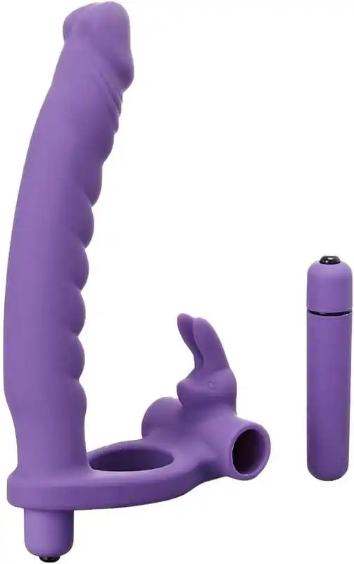 coniglio anello del pene con dildo