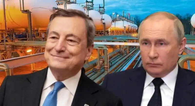 DRAGHI PUTIN GAS