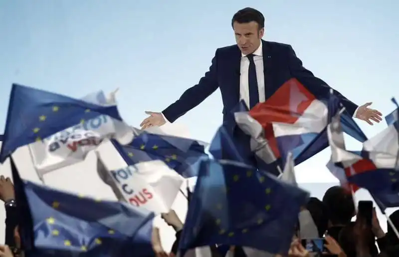 emmanuel macron dopo il primo turno   2022 2